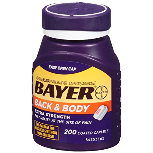 Bayer Aspirin, Back & Body, 500 mg, Coated Tablets, 200 count Buy