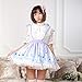Hugme Purple Polyester Lace Pegasus Printed Lolita Suspender Skirt