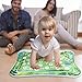 GINMIC Tummy Time Baby Water Play Mat, Inflatable Water Play Mat Fun Activity Play Center for Infants Boy & Girl - Baby Newborn Playmat Toys for 3 6 9 12 Months, Kids' Indoor Climbers & Play Toys