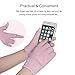 Pretty See Moisturizing Gloves Gel Moisture Socks for Cracked Skin Care and Instant Soften Repair, Pink, Set of 2