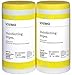 Amazon Brand - Solimo Disinfecting Wipes, Lemon Scent, Sanitizes/Cleans/Disinfects/Deodorizes, 75 Wipes Each (Pack of 2)