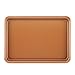 Ayesha Curry Nonstick Bakeware Set with Nonstick Cookie Sheet / Baking Sheet and Cooling Rack - 2 Piece, Copper Brown