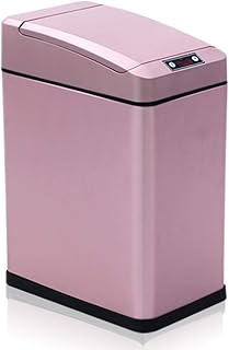 YANZHEN Mülleimer Geruchssichere Intelligente Induktionsfeste Aufladung + Batterie Schlafzimmer Badezimmer Edelstahl | 4 Farben (Farbe : Roségold, größe : 25x15x35cm)