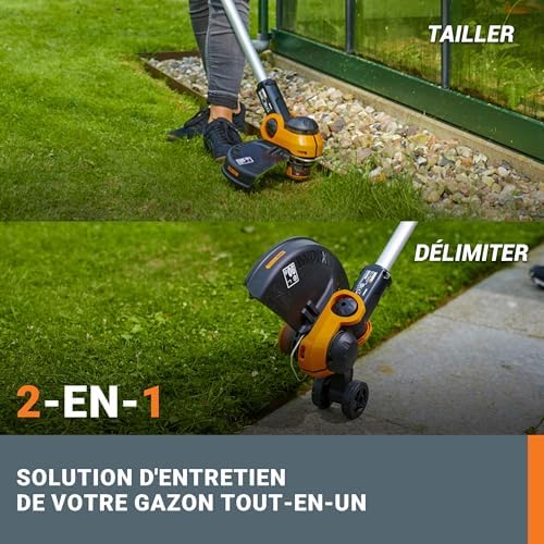 Coupe-Bordures 2-en-1 sans Fil 20V WG163E