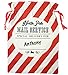 Tree Buddees North Pole Mail Personalizable Christmas Gift Bag (Red Stripes)