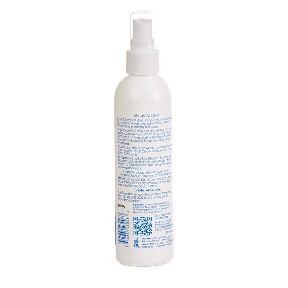 Free & Clear Hair Styling Gel | Fragrance and Gluten Free | For Sensitive Skin | 7 Ounce: Beauty