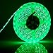 BINZET DC12V 5M 300LED 5050SMD Green LED Light Strip Waterproof LED Light Tape Lamp 5050 Bright Single Color Strip Light