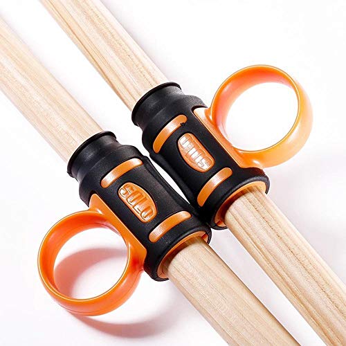 MOGOI Drum Stick Control Clip Drumstick Accessories, Drumsticks Aid Auxiliary Tool, Anti-Slip, Drop-Proof, Easy Stick Twirl, Good for Beginner Drummer (Pack of 2) - Thumbnail 2