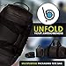 bago Waterproof Duffel Bag Backpack For Men & Women - 3 Way Duffel Backpack for Travel Camping Gear & Sports - Heavy Duty Travel Duffle Bag Backpack With Straps - Travel Backpack for Men (Black)