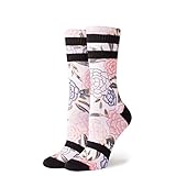 Stance Women's Posie Classic Crew, White, Medium