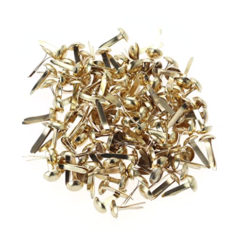 FONDOTIN 100Pcs Mini Round Brads Pastel Colors Fasteners for Scrapbooking Crafts and DIY Projects and Fasteners
