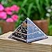 Flower of Life Black Tourmaline Copper Orgone Healing Pyramid for Balance Stress Inner Psychic Meditation