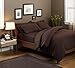 Amazon Brand – Pinzon Signature Cotton Heavyweight Velvet Flannel Pillow Cases - King, Italian Roast