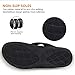 Sessom&Co Women's Orthotic Sandals with Arch Support for Plantar Fasciitis Stylish Beach Flip Flops Outdoor Toe Post Sandal