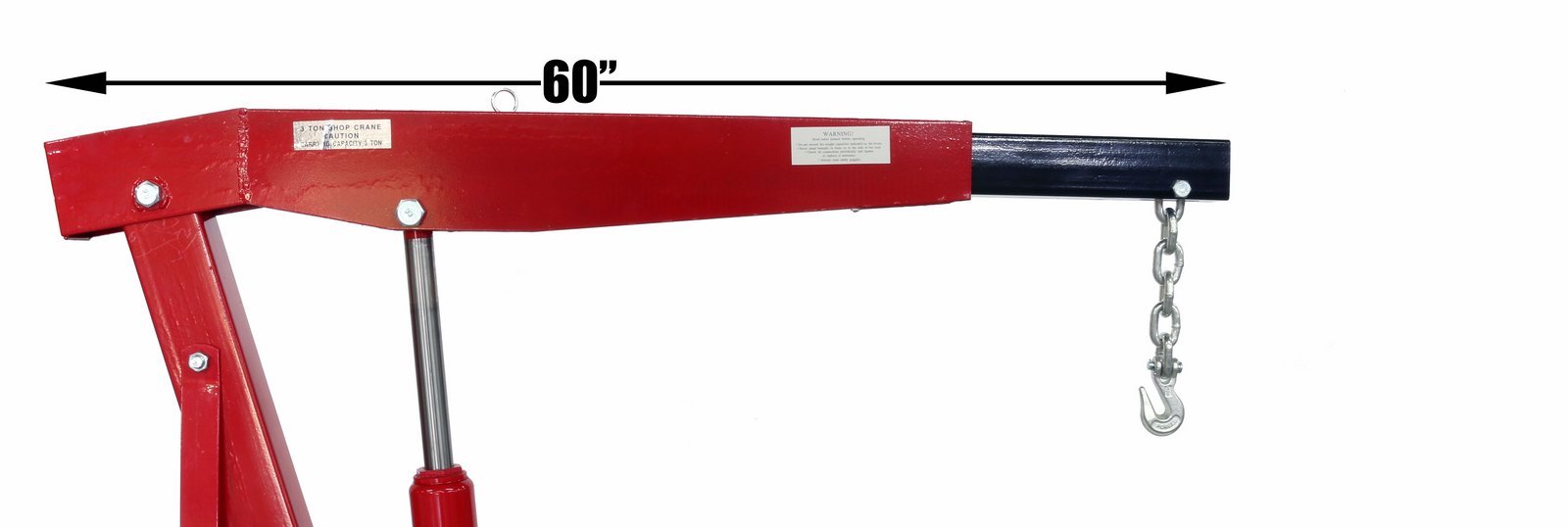 Dragway Tools 3 Ton 6000 LB Heavy Duty Engine Hoist Cherry Picker Shop