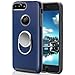 iPhone 7 Plus Case, Comsoon [Ring /Never Drop] Slim Protective Hard Case Cover with 360 Degree Rotating Ring Grip Kickstand Holder - Car Magnet Adsorbing for Apple iPhone 7 Plus (Blue)