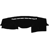 VekAuto Dash Cover Compatible for Hyundai VeraCruz 2007-2012, Non-Slip Dash Cover Mat Polyester Black Front Dash Cover Mat