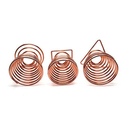 Rumfo 3 Pack Makeup Sponge Holders Powder Puff Sponge Support Display Stand Makeup Beauty Sponge Blender Holder Drying Rack Stand Cosmetic Tool Makeup Organizer (Round, Triangle, Square) (Rose Gold) - Thumbnail 3