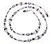 Amethyst Austrian Crystal / Purple Laser Cut Bead Mix Eyeglass Chain