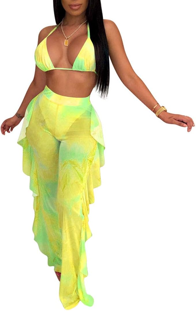 Two piece sheer outfit Clearance