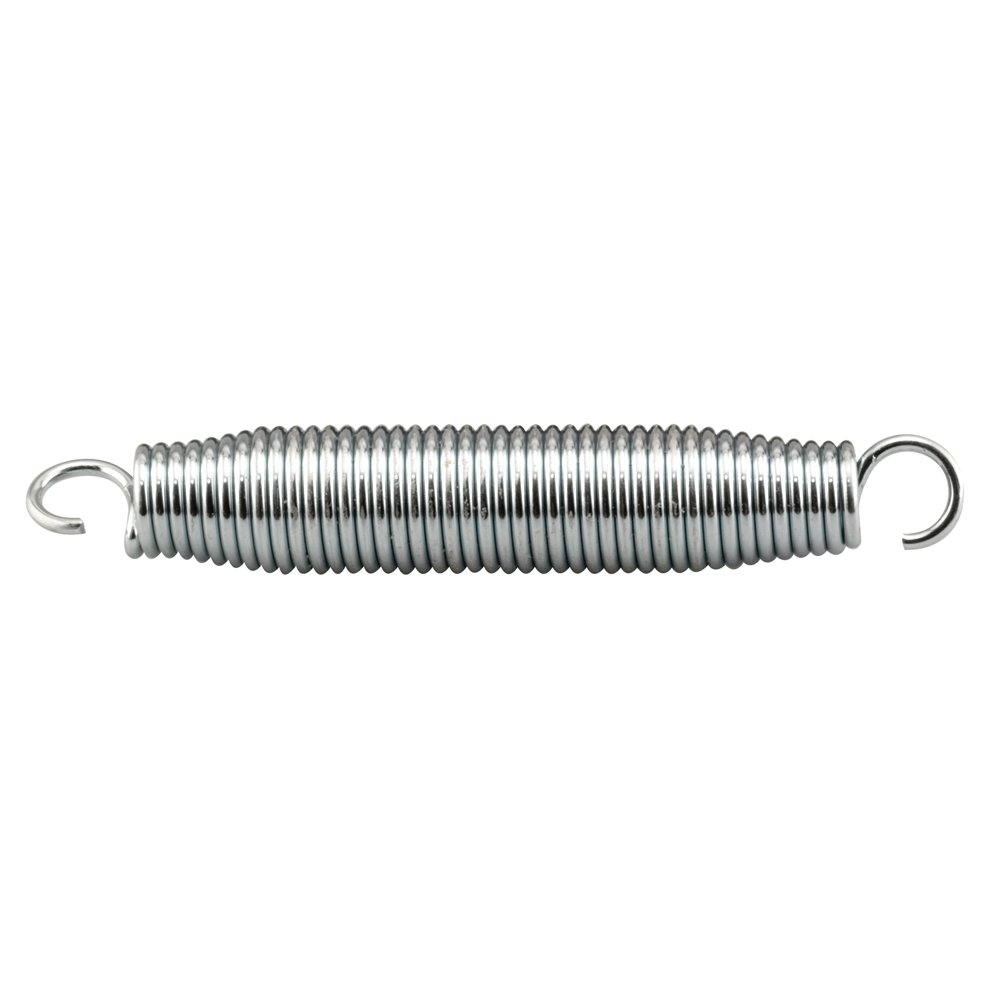 Photo 1 of Prime-Line SP 9655 Trampoline Spring, Spring Steel Construction, Bright Nickel Plated Finish, 1 In. x 7 In., Single Open Loop (Single Pack)