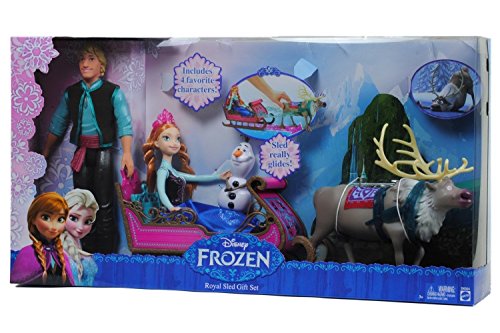 Disney frozen royal sled gift set includes 4 favorite c…