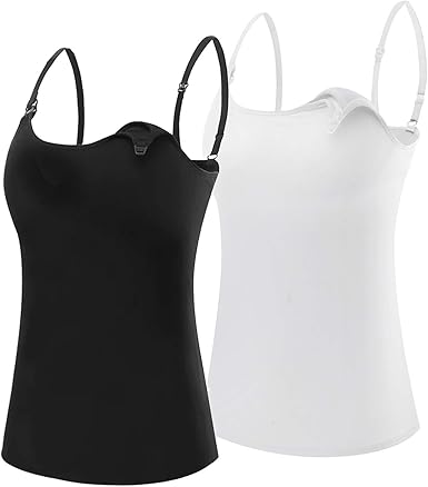 nursing tank with built in bra