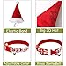 Bolbove Big Christmas Hat and Santa Collar with Bell for Medium to Large Dogs (Large)