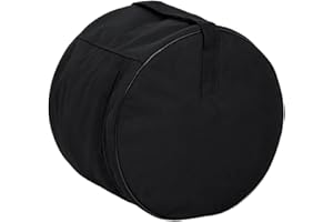 DYNWAVE Bass Drum Bag Drum Carrying Case Thickened Portable Travel Percussion Instrument Protection Oxford Cloth Soft Padded Gig Bag, 65cmx60cm