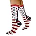 Republican Statement Socks Donald Trump American Flag Pattern Unisex Adult Crew Fashion Novelty Socks (Large)