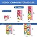 JYYG KOUSI Kid Clothes Storage Organizer Baby Dresser Kid Closet Baby Clothes Storage Cabinet for Kids Room Baby Wardrobe Toddler Closet Childrens Dresser (Pink, 28