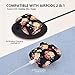 Accessories with Keychain （Black Rose