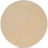 Wood Circles 30 inch, 1/4 Inch Thick, Birch Plywood Discs, Pack of 1 Unfinished Wood Circles for Crafts, Wood Rounds by Woodpeckers