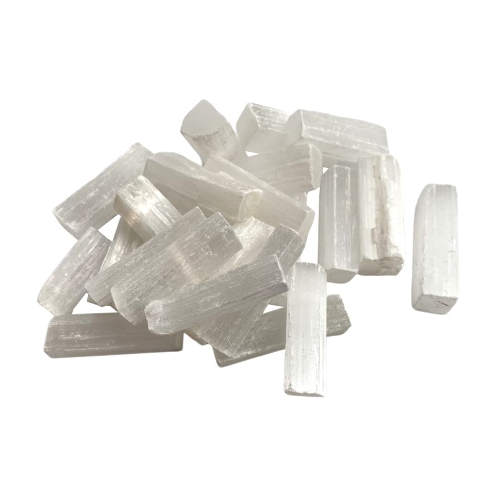 VIE Selenite Chunks & Sticks, 1kg Pack, 5cm