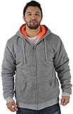 Moda Essentials Men's Fashion Sherpa Lined Hoodie Sweatshirt
