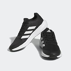 adidas Run Falcon 3.0 Shoe, Black/White/Black, 4.5