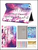 iPad Mini 1/2/3 Case, Dteck(TM) Ultra Slim PU Leather Flip Smart Stand Case Cover with [Auto Wake/Sleep] for Apple iPad Mini 3/ 2/ 1 (02 Hakuna Matata)