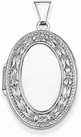 Sterling Silver Oval Locket,
