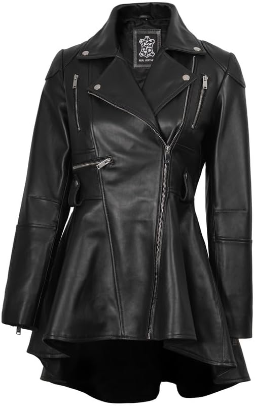 III-Fashions Mens Black Leather Trench Coat – Long Leather