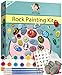 Rock Painting Kit by Creative Lily – Hours of Fun for Kids and Adults Hide and Seek – Complete Set with Rocks, Paints, Transfer Stickers, Paintbrushes, Instruction Guide – Craft Set Perfect for Gifts