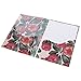 Decorative File Folders, 2-Pocket Folders, Floral File Folders, Plastic, Letter Size 9 x 12 in, 3 Floral Designs (12 Pack)