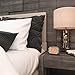 Marathon CL030051BK Atomic Alarm Clock with Auto-Night Light, Temperature & Date - Batteries Included with Easy Control Front Buttons.