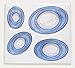 Creative Memories 4 Oval Cutting Patterns and Sizing Template