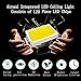 Airand Ceiling Light LED 3000K Flush Mount 18W Ceiling Lights Fixture 9.5'' Round LED Ceiling Lamps for Kitchen, Hallway, Bathroom, Stairwell, 1650LM, Waterproof IP44, 80Ra (Warm White）