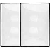 Premium Magnification Full Page Magnifier Fresnel Lenses Ideal for Reading Small Prints & Low Vision Seniors (2PACK) 2