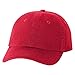 Youth Bio-Washed Unstructured Cap Red - Valucap VC300Y - Size Adjustable
