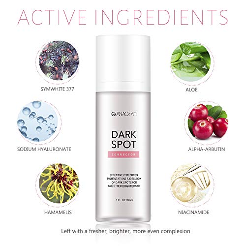 Dark Spot Corrector for Face，Dark Spot Remover for Face and Body，Age Spot Dark Spot Serum Cream Helps fade hyperpigmentation, melasma,freckles,age spots,sun spot and post acne marks.