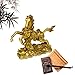 BRABUD Brass Money Running Horse Statues Chinese Handmade Figurines Home Decor Collectible Gift BS041