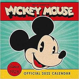 2022 Mickey Christmas Solar Official Mickey Mouse Classic 2022 Calendar - Month To View Square Wall  Calendar : Danilo Promotions Ltd: Amazon.co.uk: Books