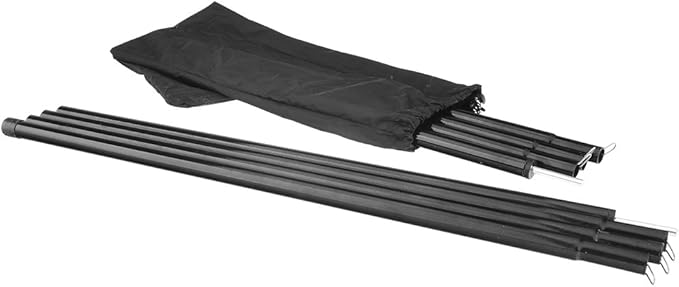 Amazon アウトドア テント タープ ポール ２００ｃｍ 2本セット 収納袋付 Ruisi ポール